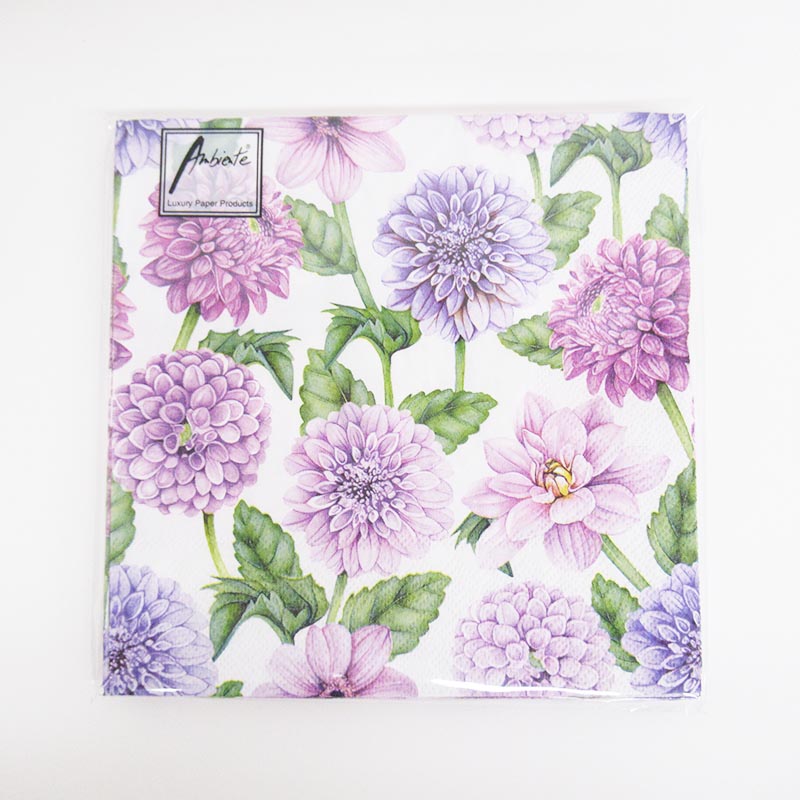 Ambiente ペーパーナプキン Dahlias in bloom/AMB19480L10